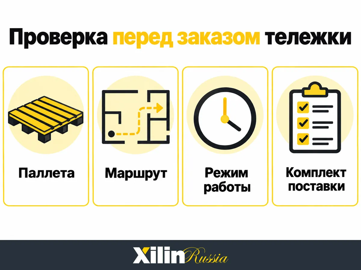 Четыре проверки перед заказом электрической тележки