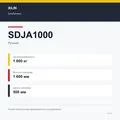 XILIN SDJA1000: подтверждённые технические характеристики модификации