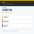 XILIN CQD15L: подтверждённые технические характеристики модификации