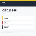 XILIN CBD20S-III: подтверждённые технические характеристики модификации