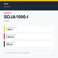 XILIN SDJA1000-I: подтверждённые технические характеристики модификации