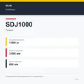 XILIN SDJ1000: подтверждённые технические характеристики модификации