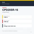 XILIN CPD20SR-16: подтверждённые технические характеристики модификации