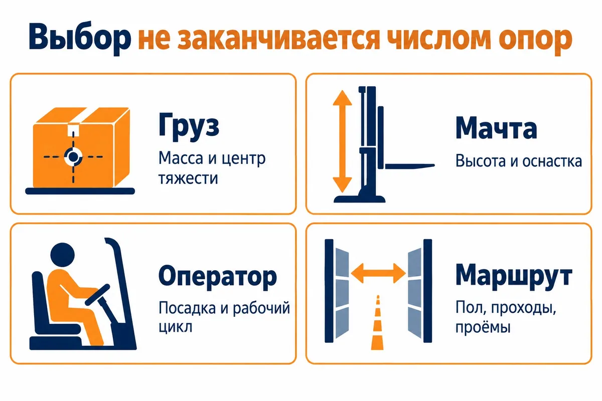 Критерии выбора электрического погрузчика