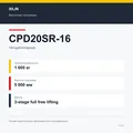 XILIN CPD20SR-16: подтверждённые технические характеристики модификации