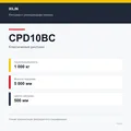 XILIN CPD10BC: подтверждённые технические характеристики модификации