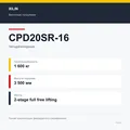 XILIN CPD20SR-16: подтверждённые технические характеристики модификации