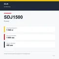 XILIN SDJ1500: подтверждённые технические характеристики модификации