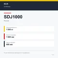 XILIN SDJ1000: подтверждённые технические характеристики модификации
