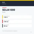 XILIN SDJA1000: подтверждённые технические характеристики модификации