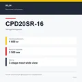 XILIN CPD20SR-16: подтверждённые технические характеристики модификации
