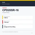XILIN CPD20SR-16: подтверждённые технические характеристики модификации